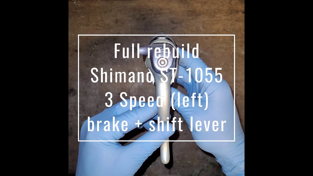 FULL REBUILD Shimano 105 STI 3s left Brifter ST-1055