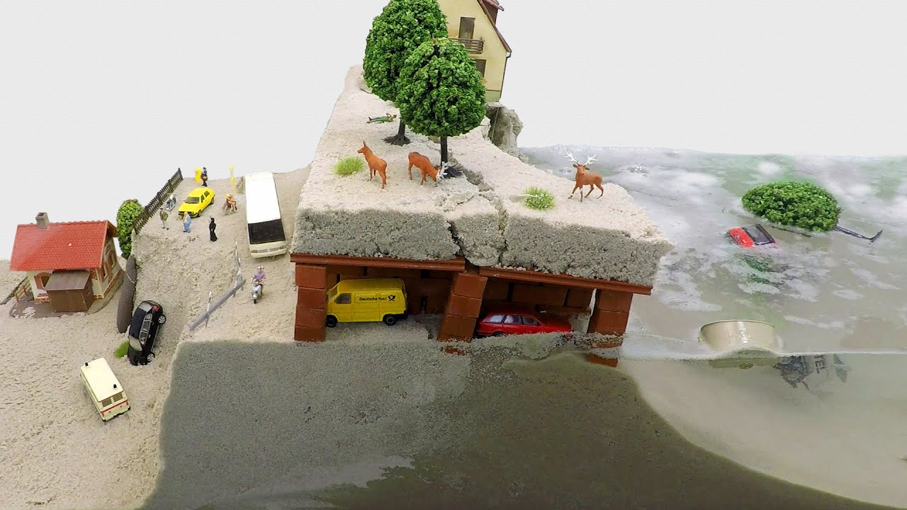 Dam Breach Experiment | Tunnel Collapse under the Village