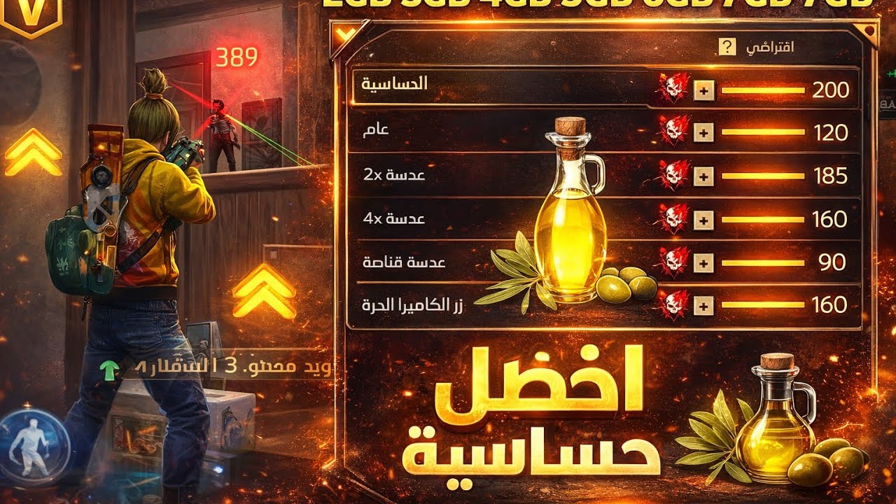 افضل حساسيه بعد التحديث الاخير ☠️لسنة 2026🇧🇷 بدون DPI