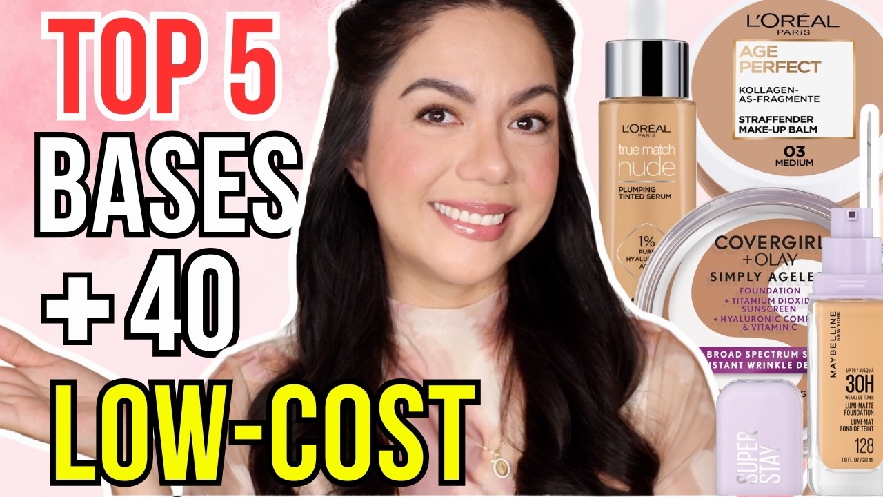 TOP 5 BASES LOW-COST PARA PIEL MADURA +40 💎 | MARIEBELLE COSMETICS