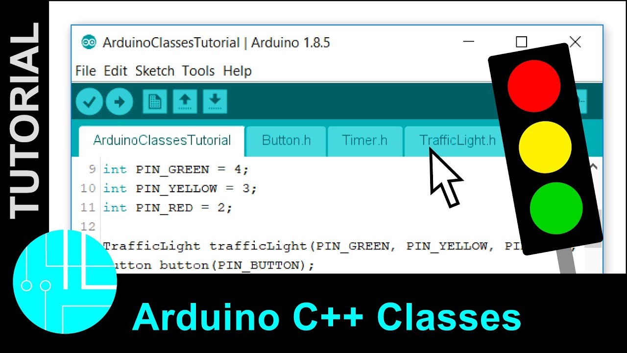 Проект светофора на Arduino (практический пример организации кода C++)