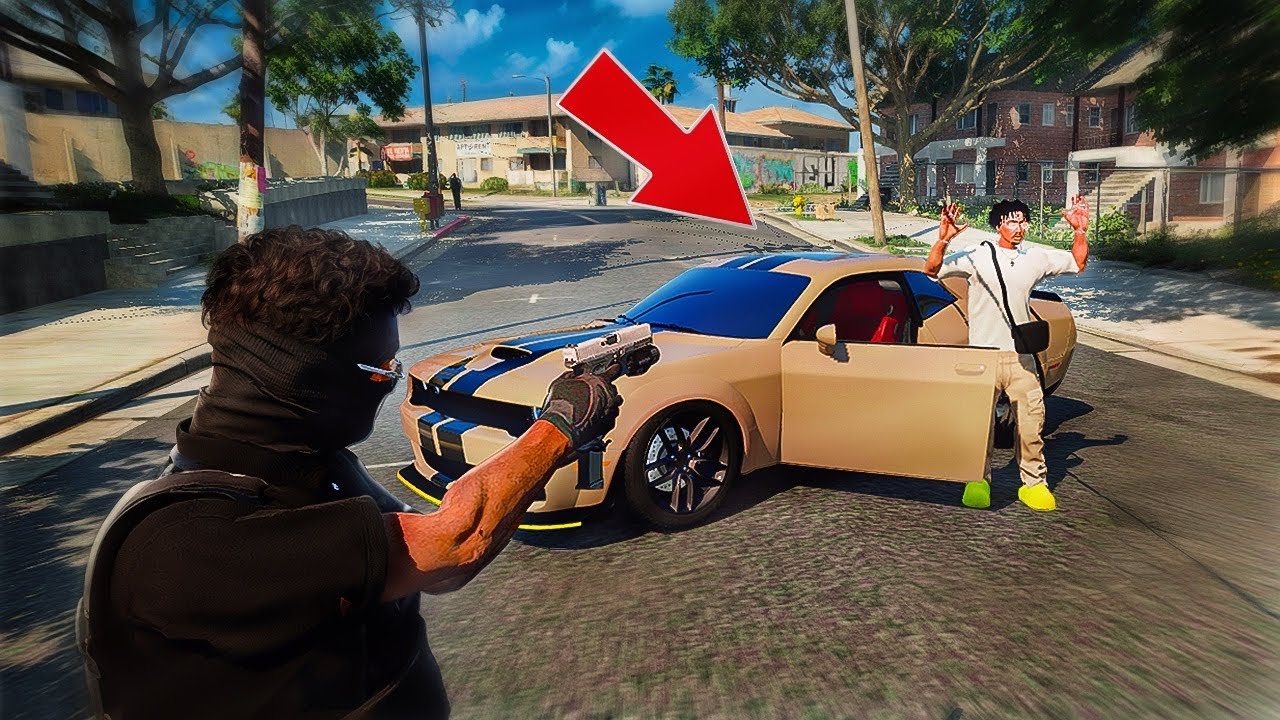 I CAUGHT THE OPS IN TRAFFIC IN ATLANTA | GTA 5 RP!