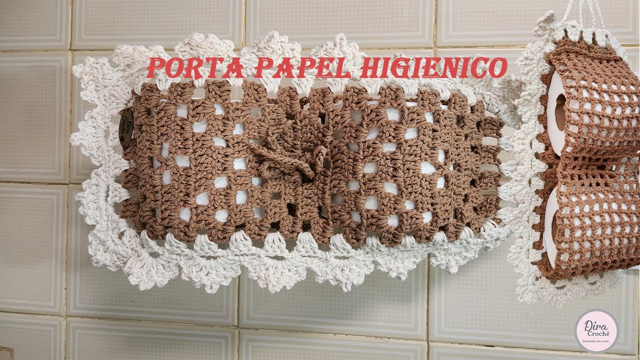 PORTA PAPEL HIGIÊNICO  #1 parte- jogo de banheiro Pathy, simples, fácil e econômico
