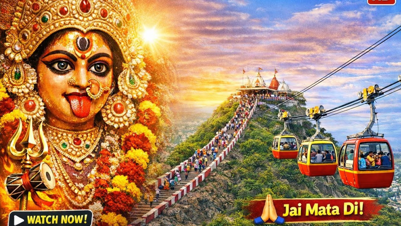 దేవాస్ చాముండా మాత మందిరం 🚡 రోప్‌వే ప్రయాణం | Chamunda Mata Temple Dewas Ropeway | Telugu Vlog