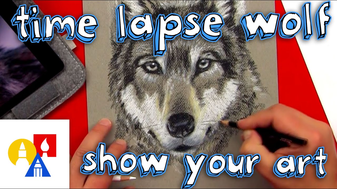 Wolf Time lapse Drawing + SYA!