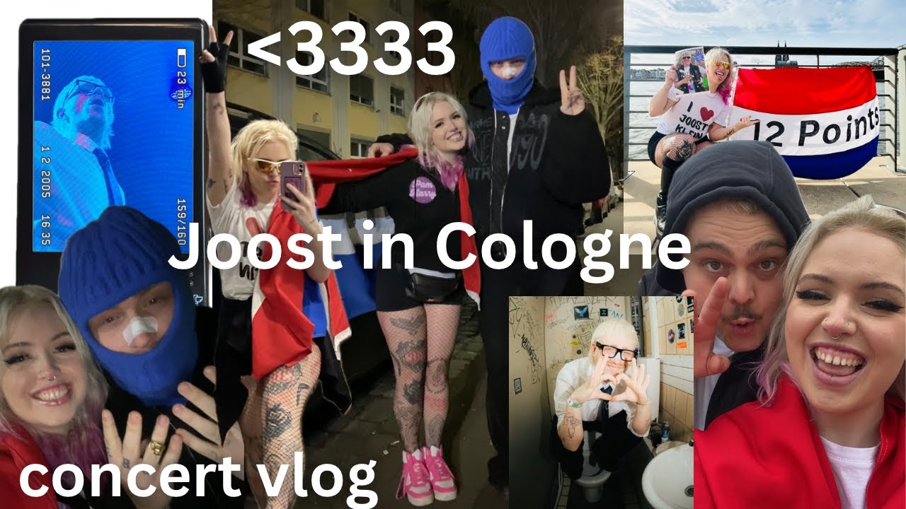 MEETING JOOST AT HIS COLOGNE CONCERT!!1!! (literally a video of me crying for 30 minutes straight)