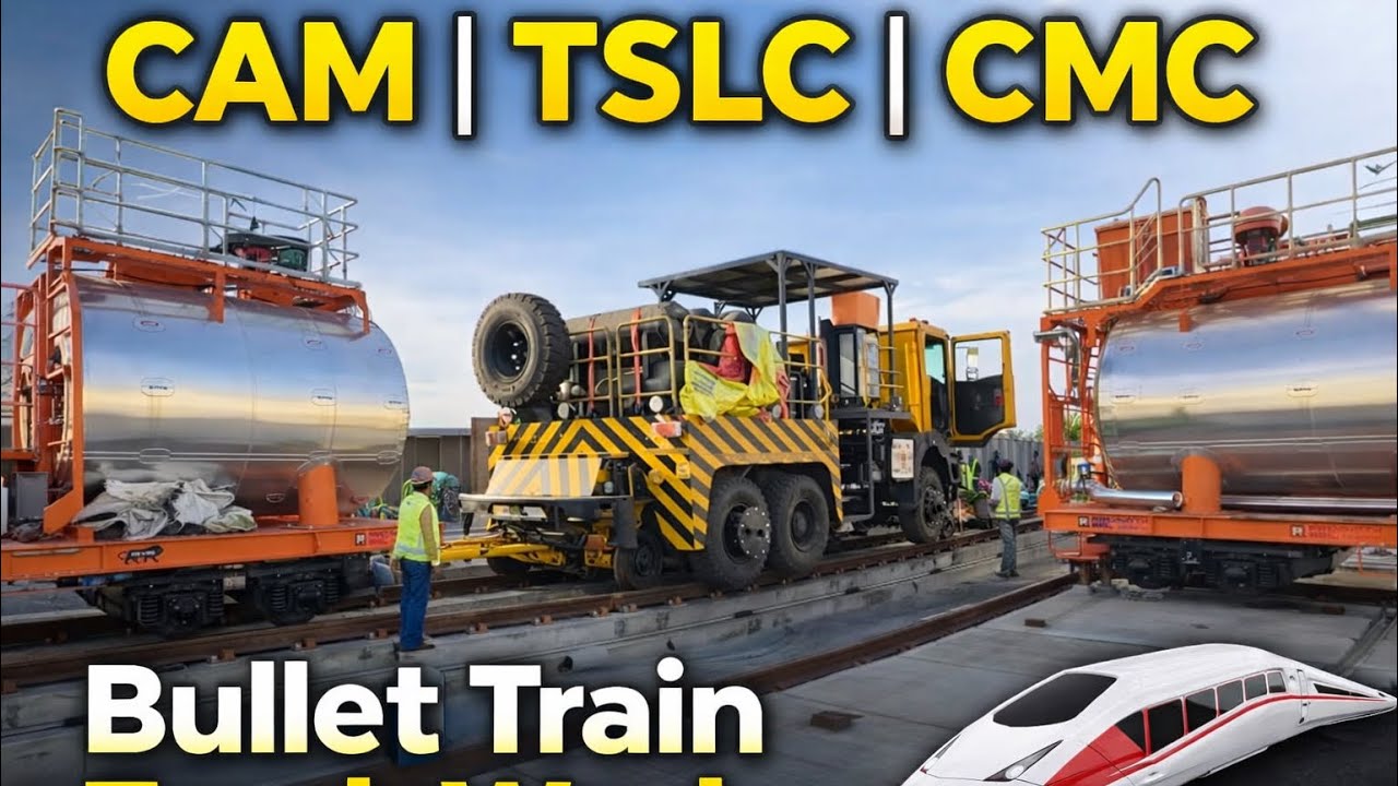 CAM,TSLC AND CMC Machine function in Bullet train project Made By Premnath Rail