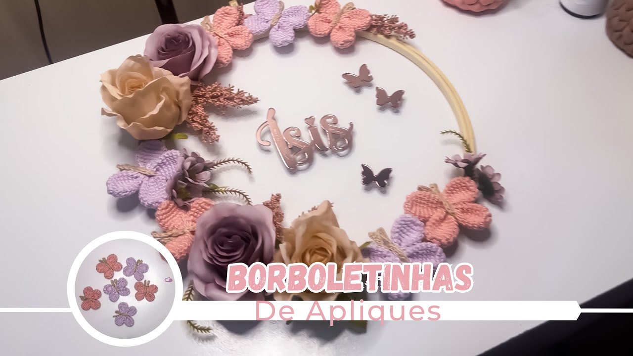 BORBOLETA DE AMIGURUMI - Crochê