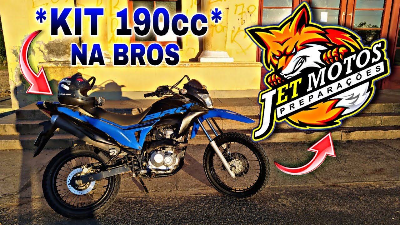 BROS 160 COM KIT 190cc JET MOTOS PREPARAÇÕES -  Rafa03
