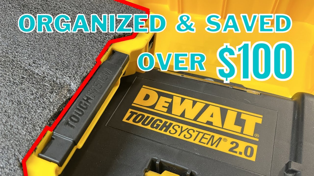 How I Saved Money Organizing My DeWalt ToughSystem 2.0