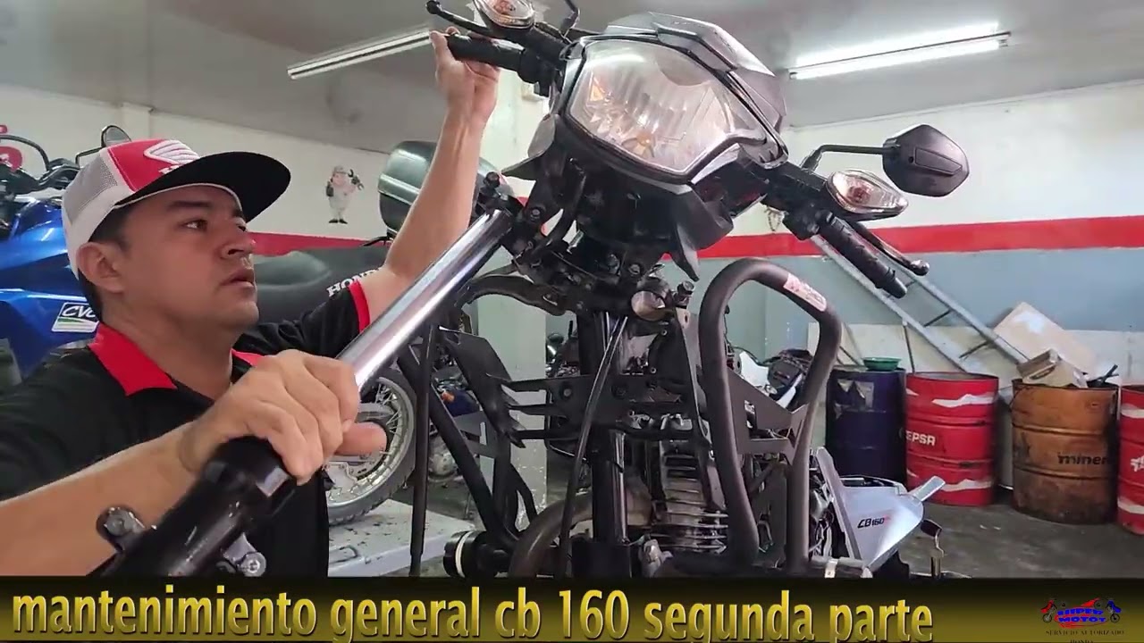 MANTENIMIENTO GENERAL CB 160 SEGUNDA PARTE