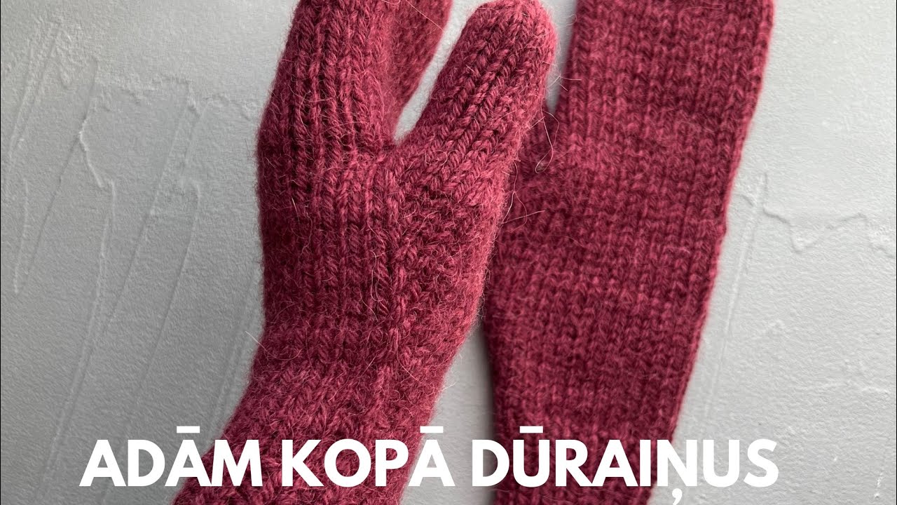 Adām kopā dūrainīšus / tiks galā pat iesācējs / fiksie cimdi / anatomiskais īkšķis