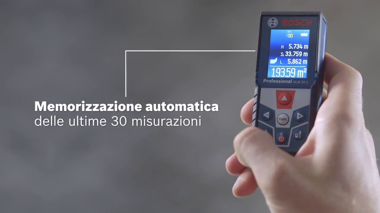 Distanziometro laser Bosch GLM 50 C Professional | MasterferShop.com