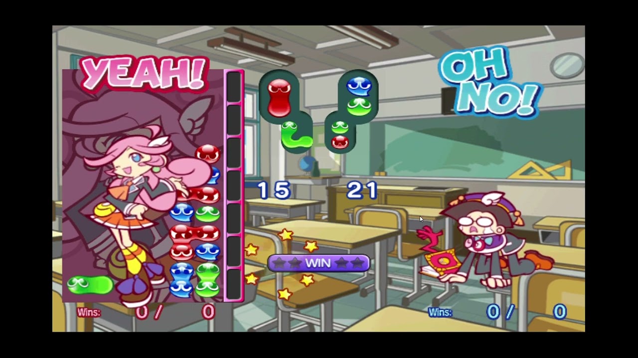Puyo Puyo 7 Wii English Raffina VS Klug Transformation Mode