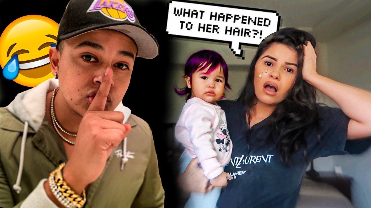 I DYE'D BABY KAMILA'S HAIR... **MOTHER GETS CRAZY**