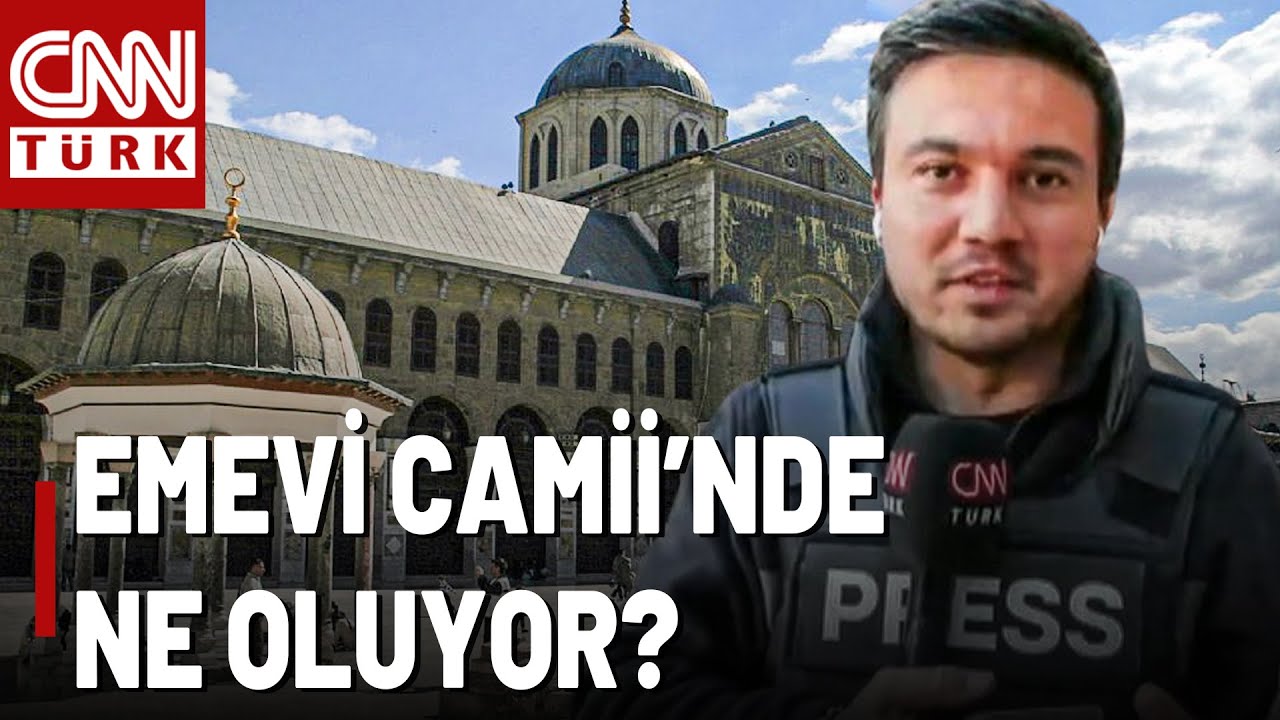 Şam'ın Sembolü Emevi Camii'nde Tarihi Anlar... CNN TÜRK Emevi Camii'nden Aktarıyor!