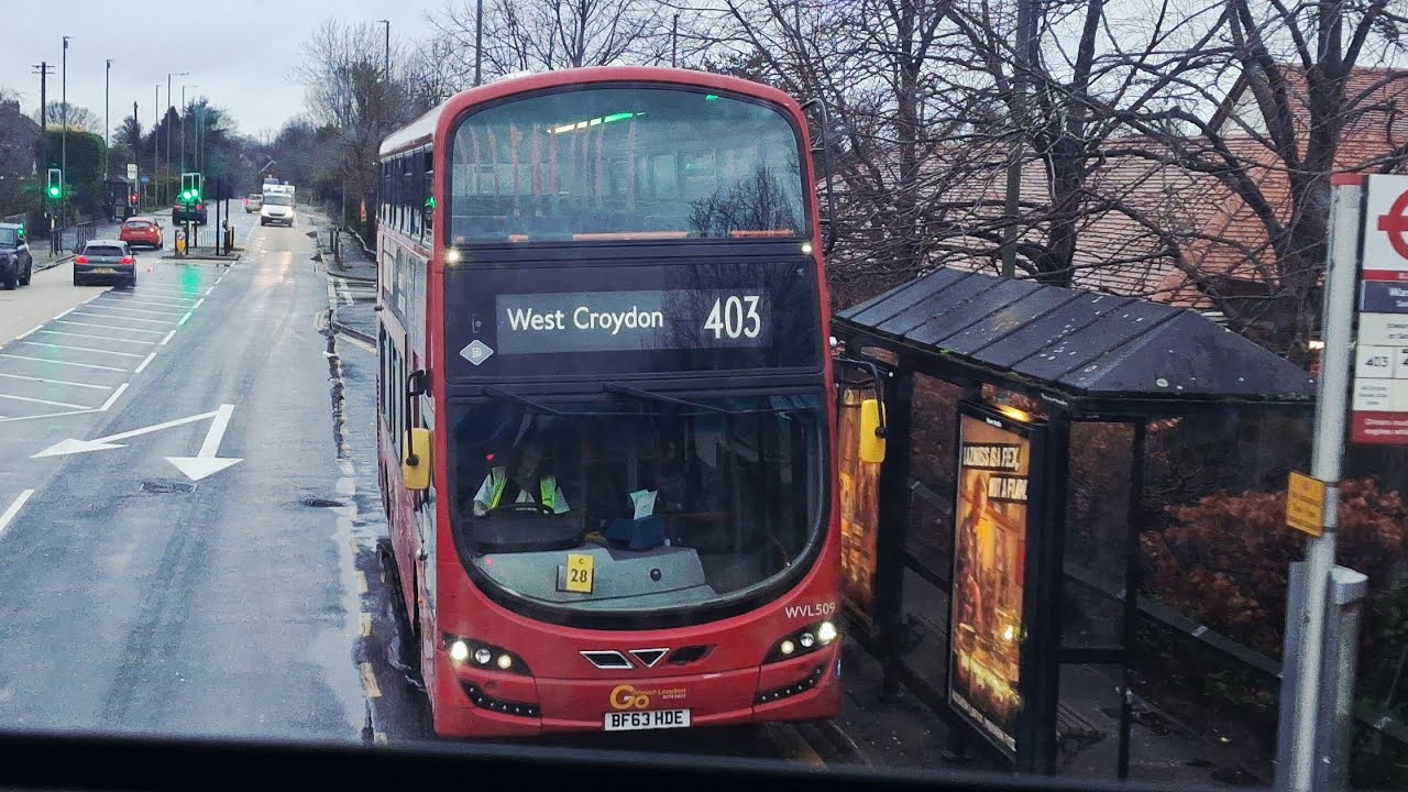 FRV : London Buses Route 403 : West Croydon- Warlingham Sainsburys