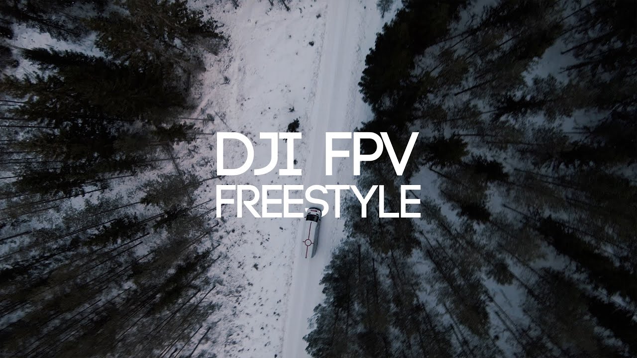 DJI FPV FREESTYLE | WINTER FOREST 4K 50FPS RAW FLIGHT