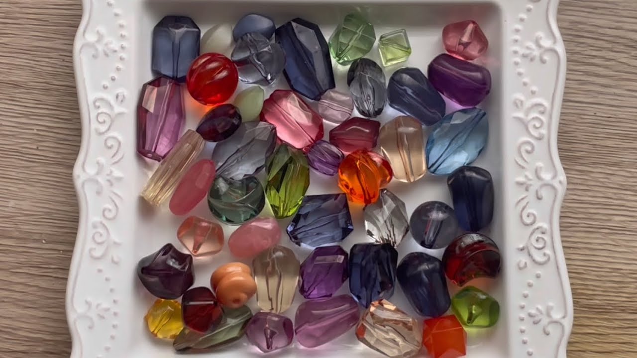 Beads I dyed|最近染めたビーズ達です