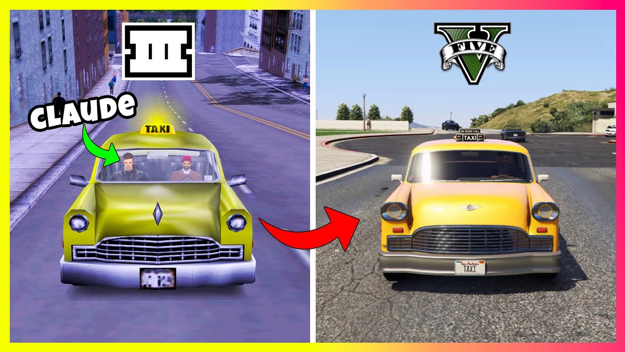 How to Use a TAXI in GTA Games? (GTA 3 → GTA 5)