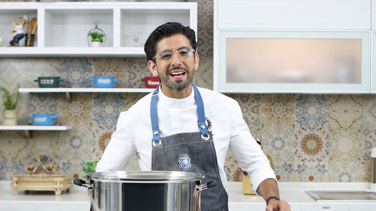 Cocina Tamales, Frijoles y Caldo de Res con Royal Prestige®