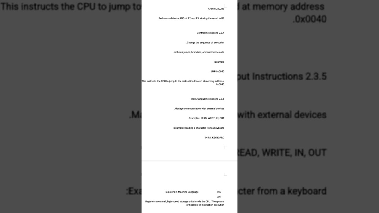 محسن حمزه علي غدير قيد معالجة معمارية حاسبة الكورس الاول الدور الثاني 20242025 Computer Architecture