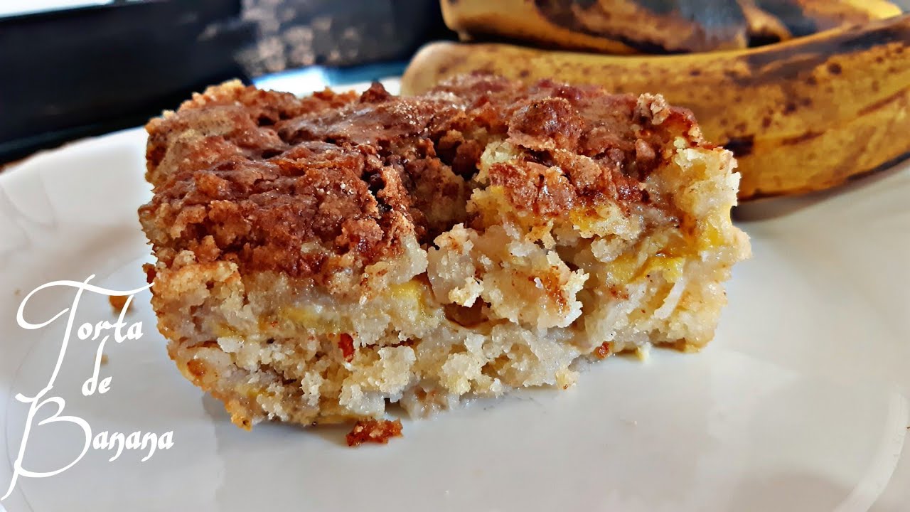 TORTA DE BANANA DE FAROFA SUPER FÁCIL