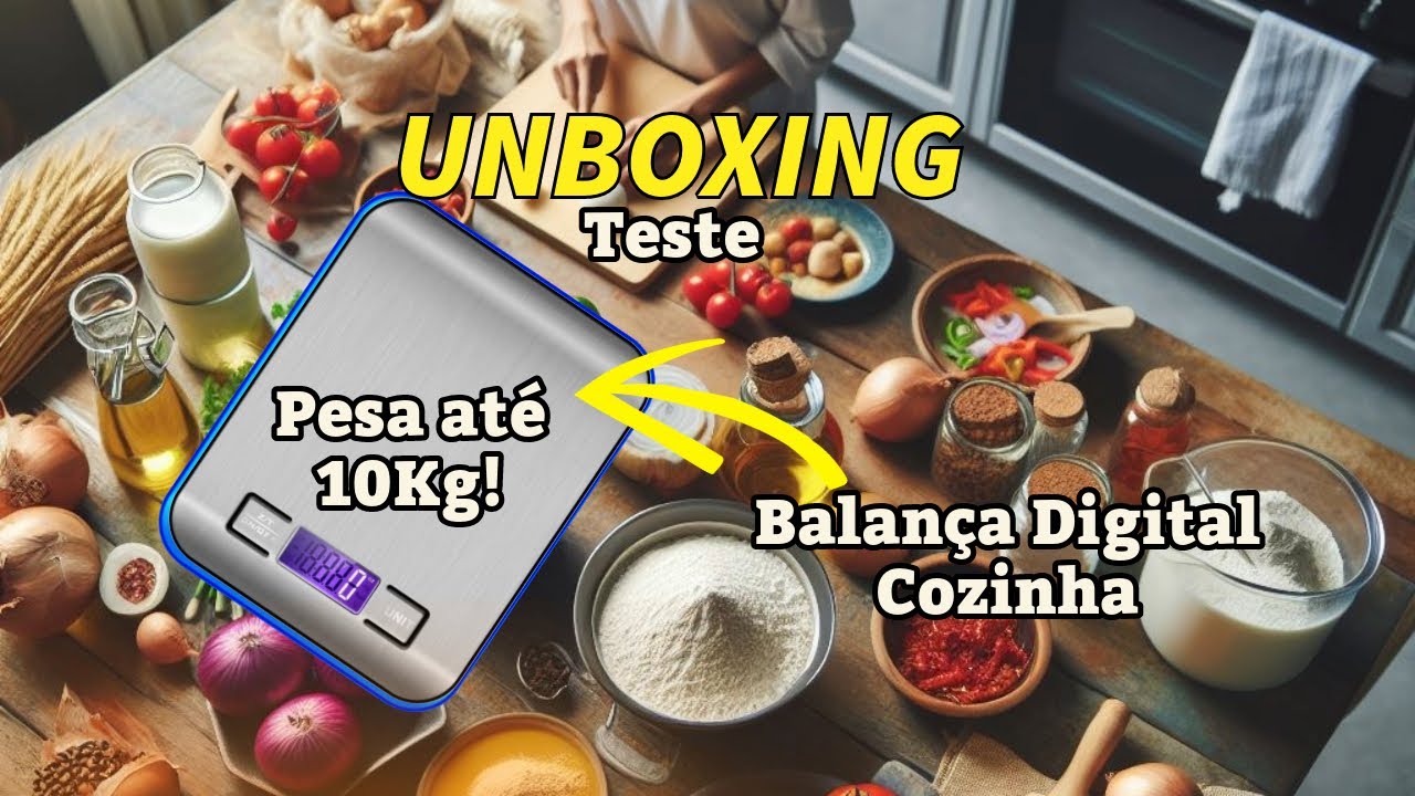 Testando a Precisão da Balança Digital de Cozinha até 10kg do Aliexpress!