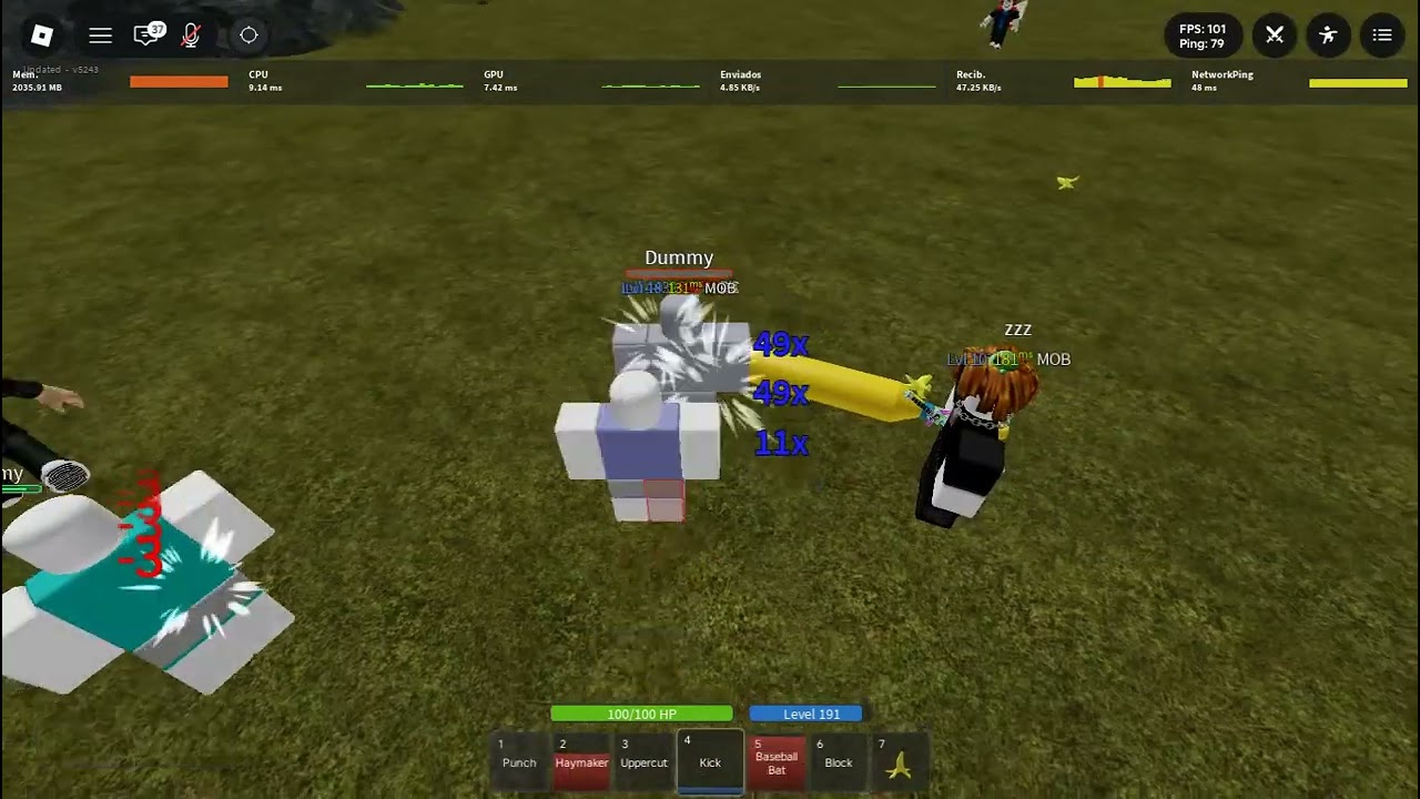 AWESOME COMBO IN RAGDOLL BATTLEGROUNDS LOLL