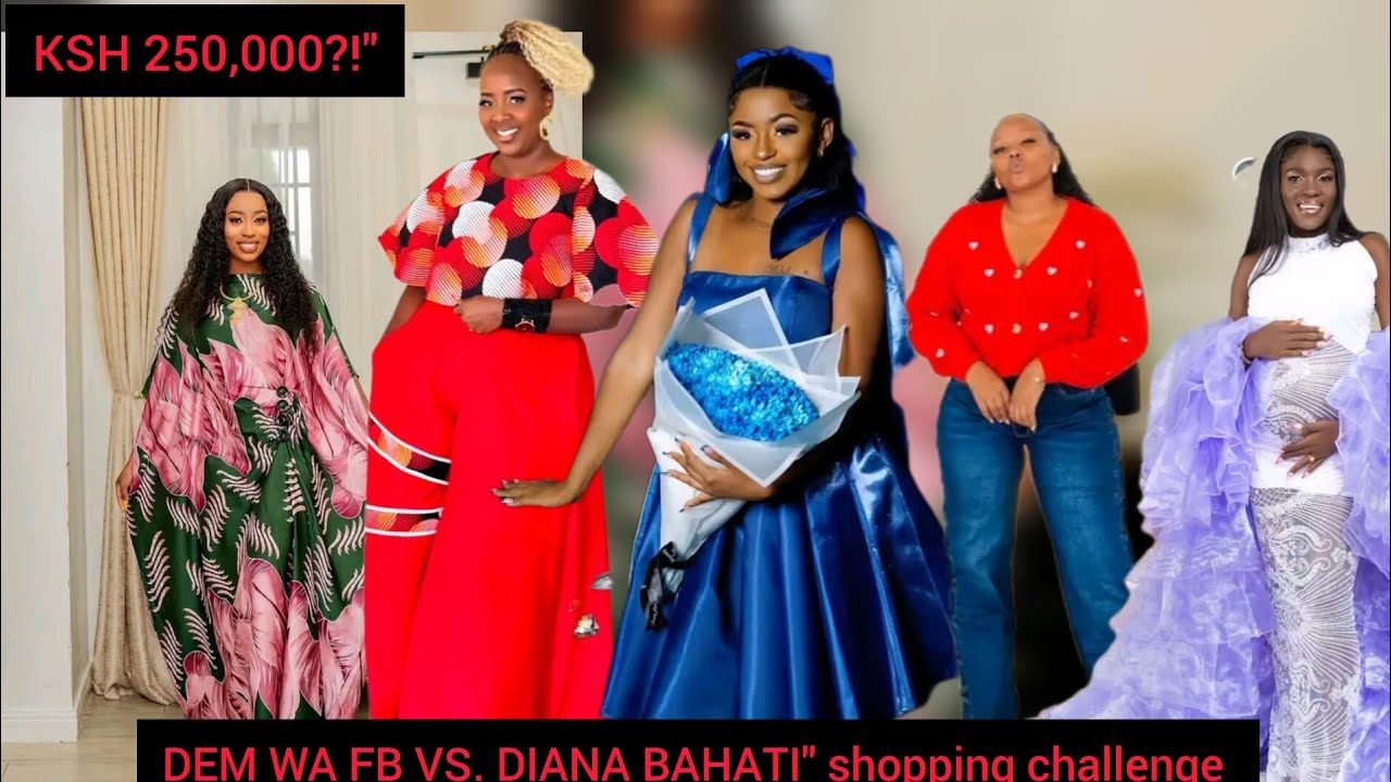 WHO SPENT MORE? 💸 Monthly Shopping Challenge with Diana Bahati, Dem wa Facebook & Milly wa Jesus!