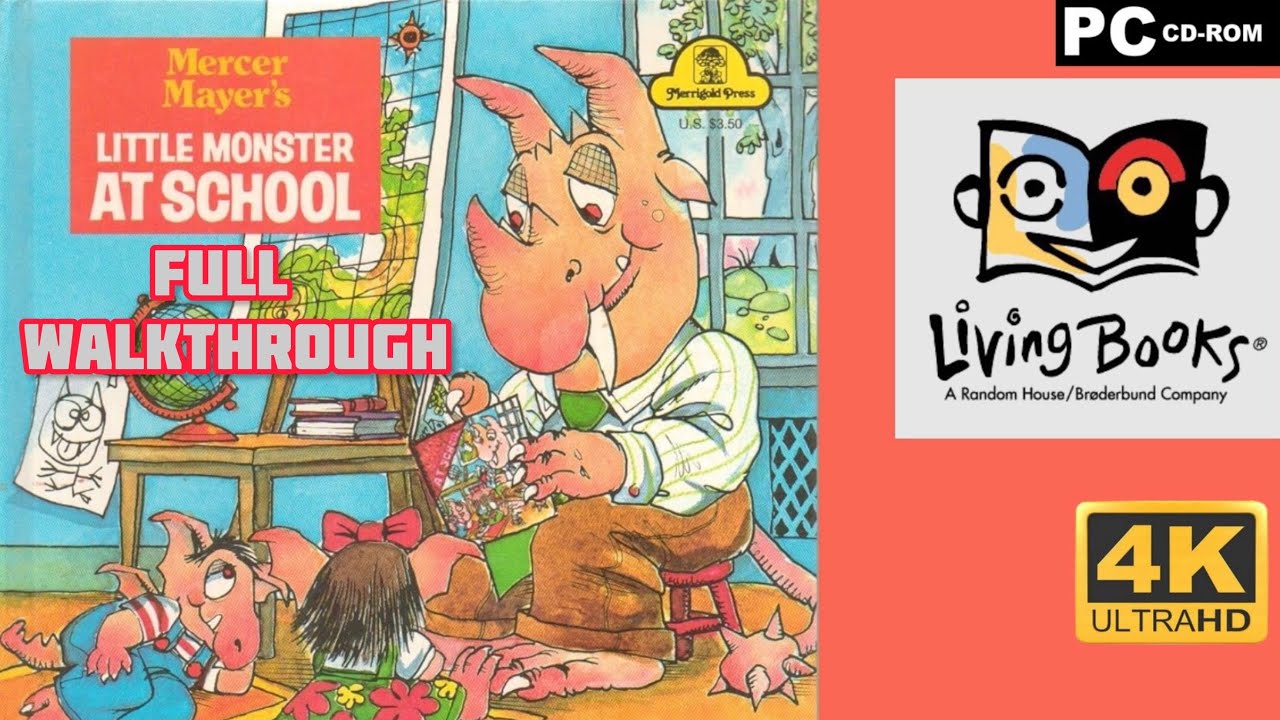 Living Books: Little Monster at School [PC] Full Walkthrough - 4K60ᶠᵖˢ UHD