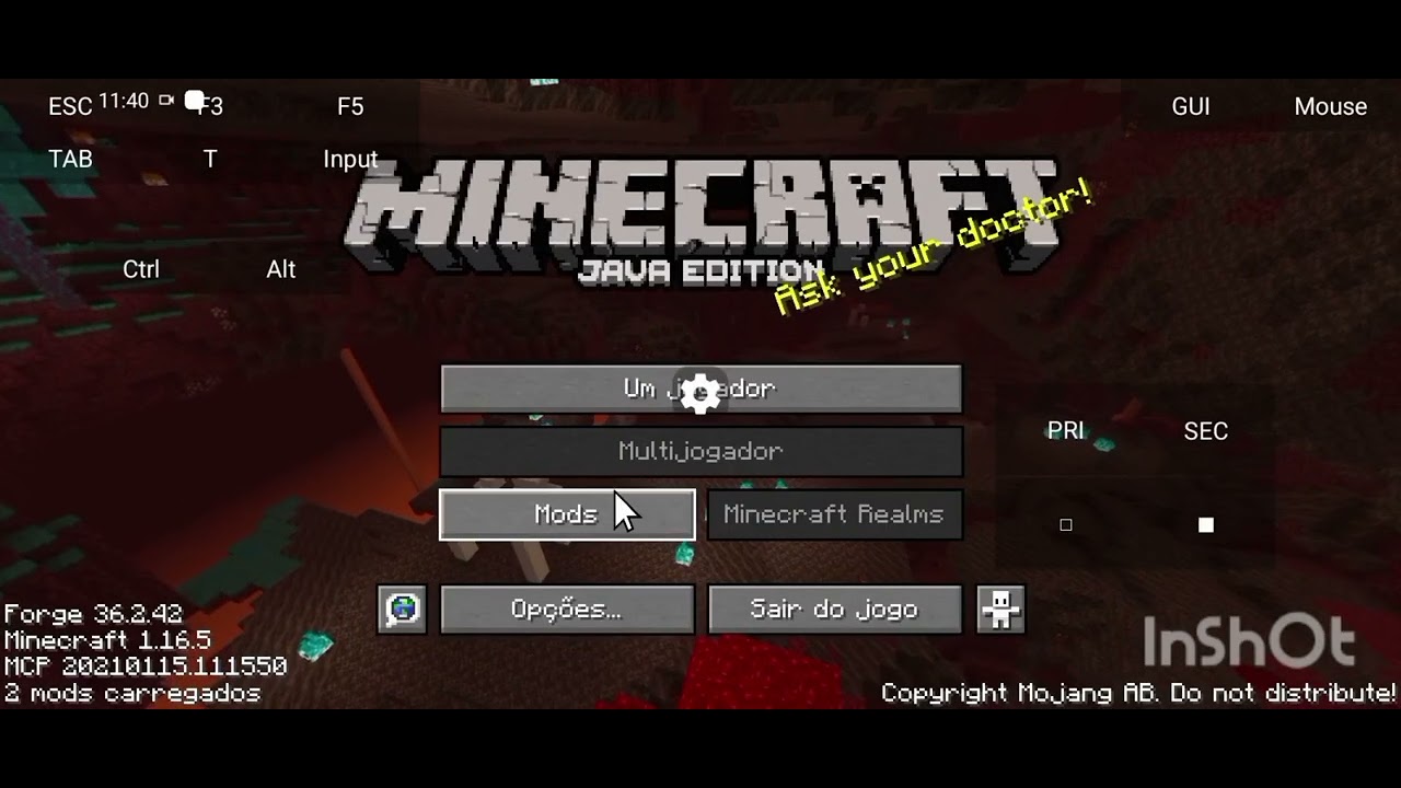 COMO JOGAR PIXELMON NO CELULAR NA VERSÃO 1.16.5!!