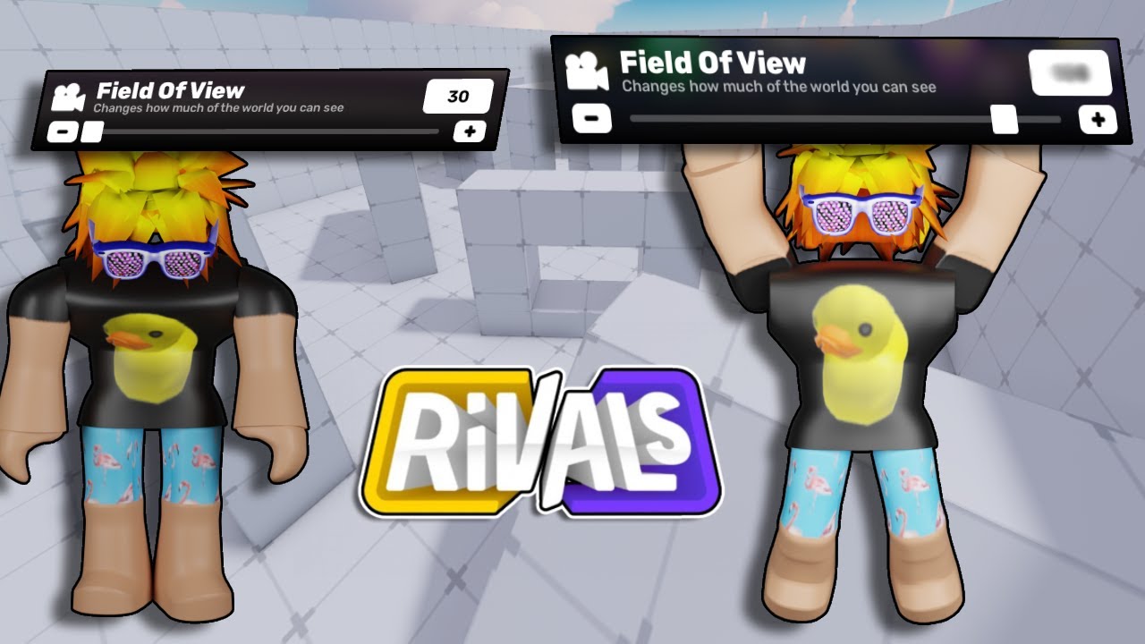 WORST AND BEST FOV in ROBLOX RIVALS..
