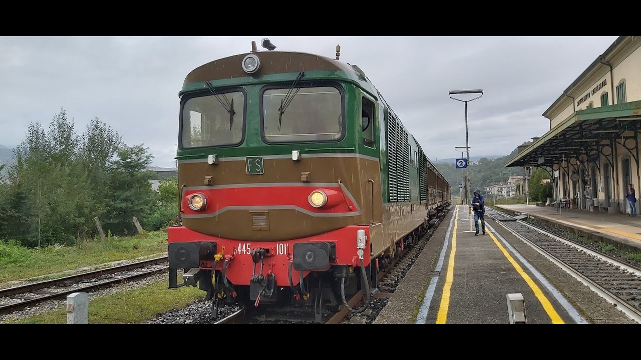 Treno storico dell'Associazione Toscana Treni Storici 2019 Da Pistoia a Castelnuovo Garfagnana e vv