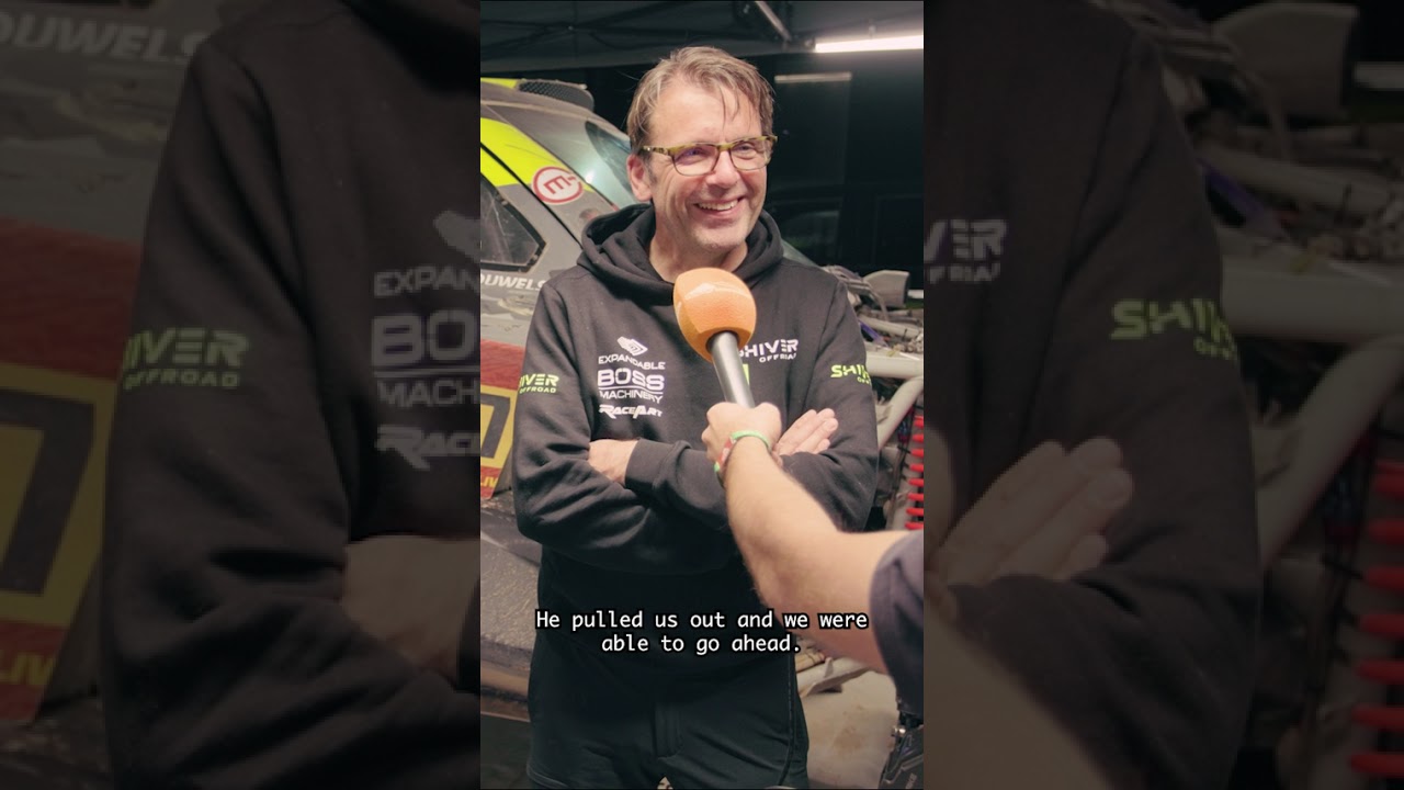 Roger Grouwels en Rudolf Meijer - Interview stage 12 - Dakar Rally 2026