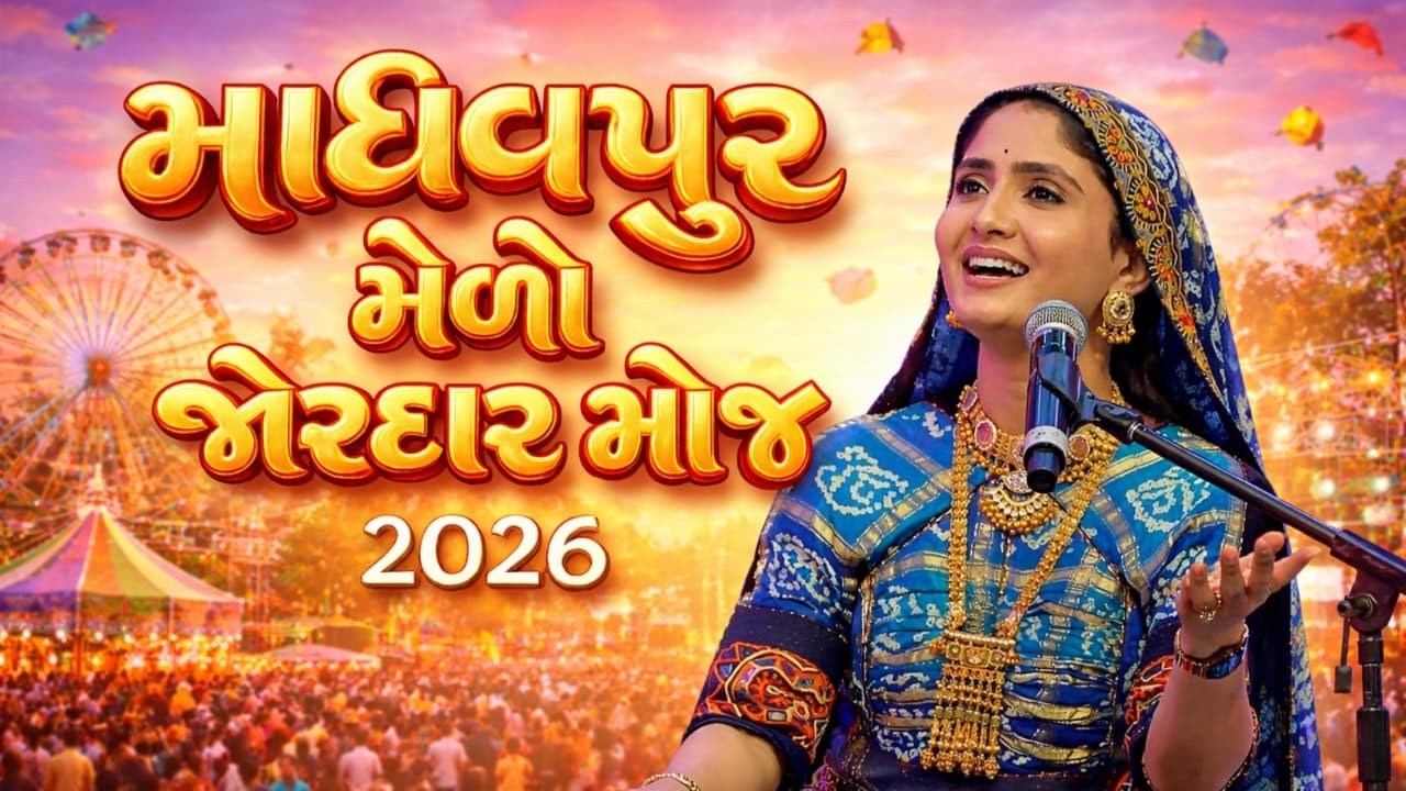 માધવપુર મેળો | Geeta Rabari |  Divine Wedding of Shri Krishna & Devi Rukmini | 2026