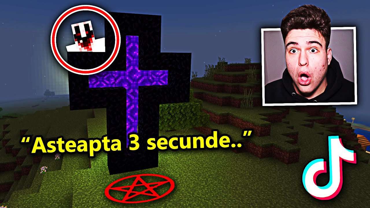 ÎNCERC CELE MAI CREEPY MITURI CU MINECRAFT DE PE TIKTOK DIN ANUL 2023!! *au funcționat*