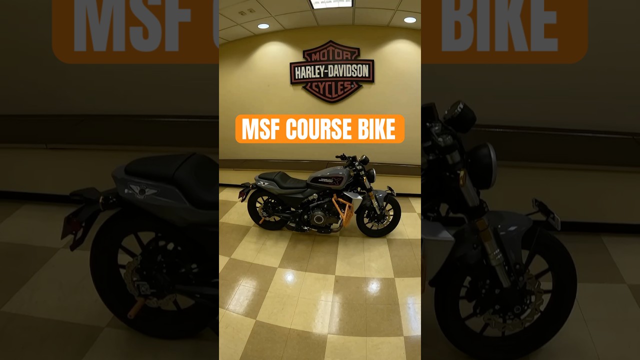 Изучение мотоцикла Harley-Davidson для курса MSF