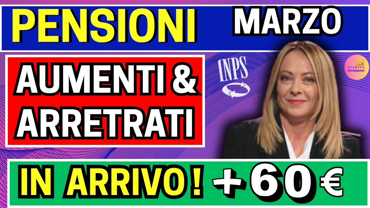 📢Pensioni Minime e Sociali: A Marzo 60&euro; Extra Grazie al Triplo Aumento!