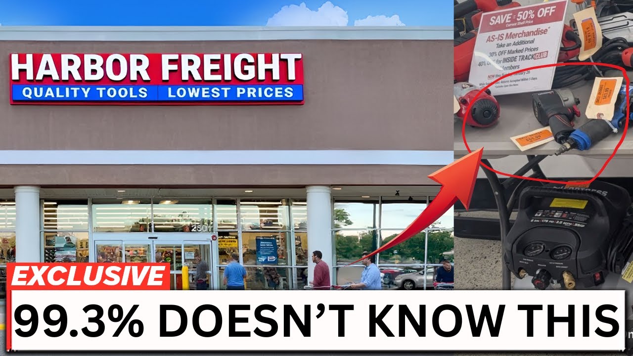 What They Don't Want You to Know! Insider Secrets and Tips to Shopping at Harbor Freight