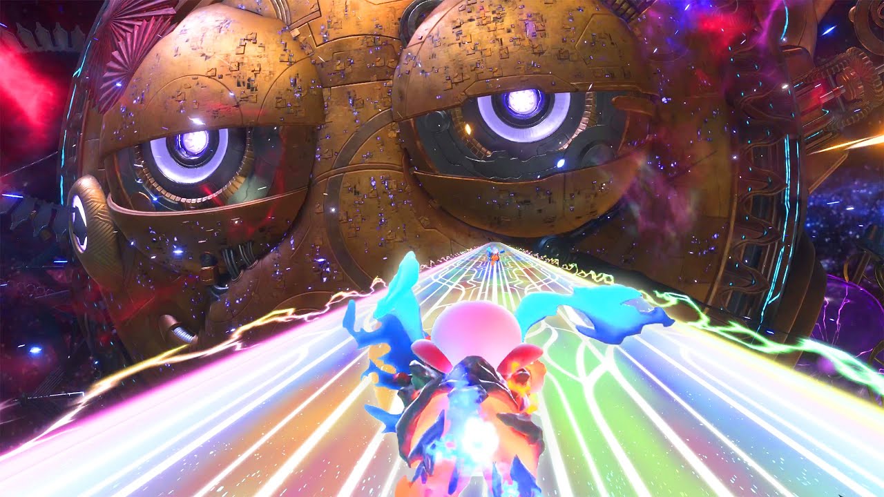 Kirby Air Riders - True Final Boss & Ending (Galactic Nova Boss Fight)