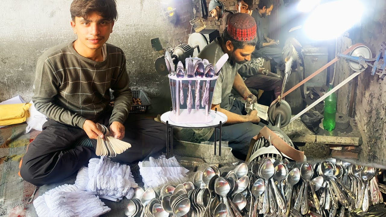 The Cookware Manufacturer Made Teaspoon Mass Production Process