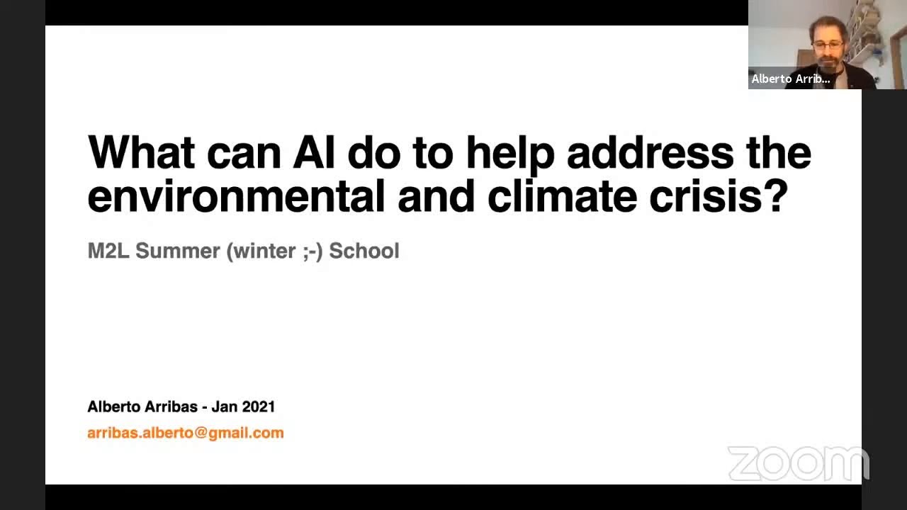 2021 6.2 What can AI do to help address the environmental and climate crisis? - Alberto Arribas