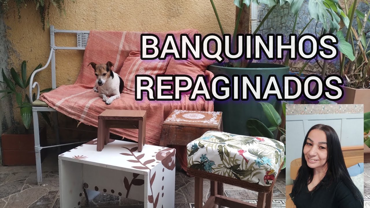 DIY 4 IDEIAS DE DECORAÇÃO COM BANQUINHOS 