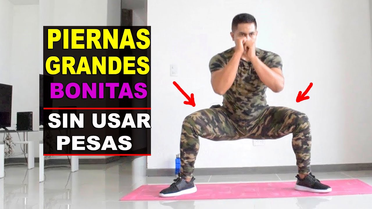 PIERNAS *GRANDES Y TONIFICADAS* DESDE CASA/ ¿CÓMO TENER PIERNAS GRUESAS SIN PESO?/ Adryán Medellín