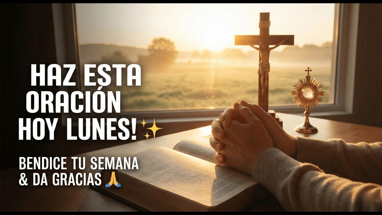 ¡HAZ ESTA ORACIÓN HOY LUNES! 🕒 Bendice tu Semana y Abre Caminos de Abundancia