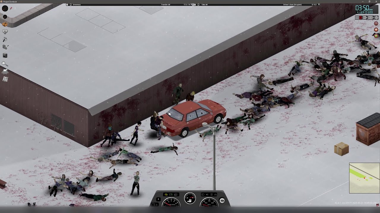 Project Zomboid vehicle ragdolls Build 42