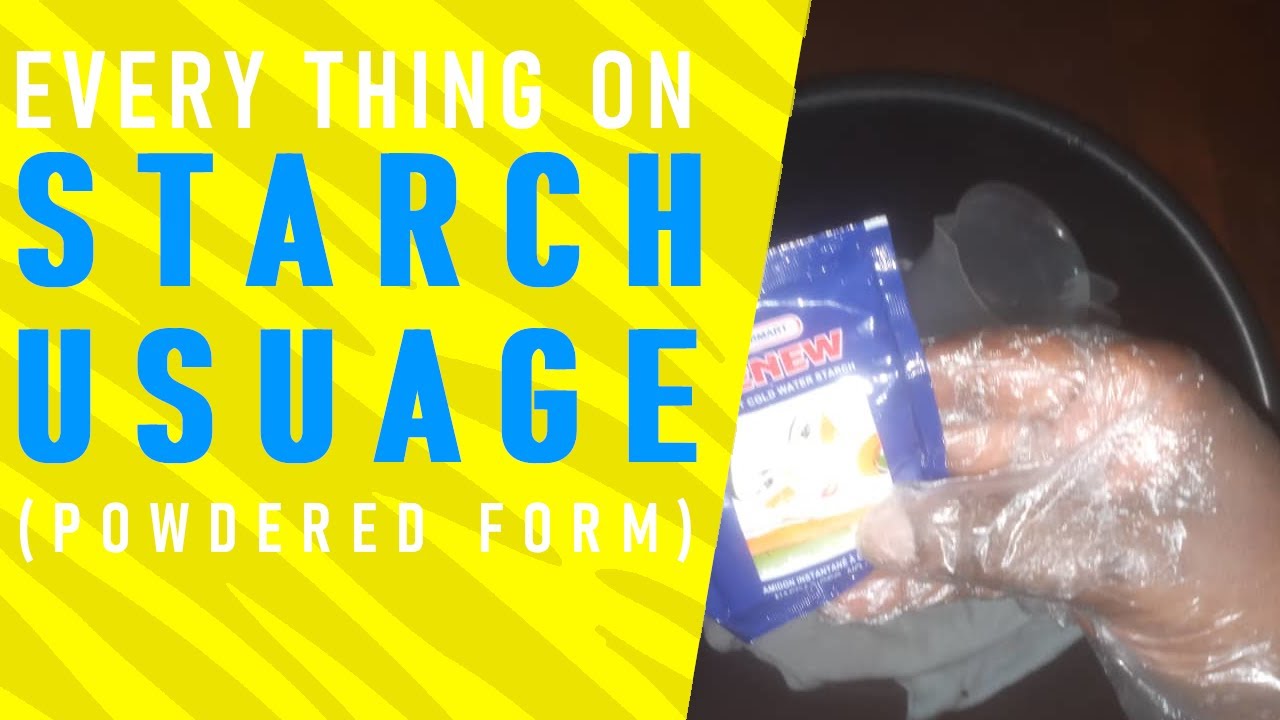 What is starch??(Powdered form)