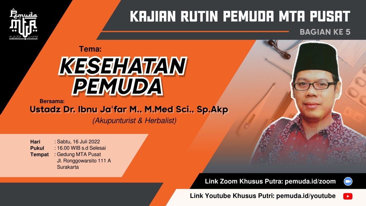 Kajian Rutin Pemuda MTA Pusat | Juli