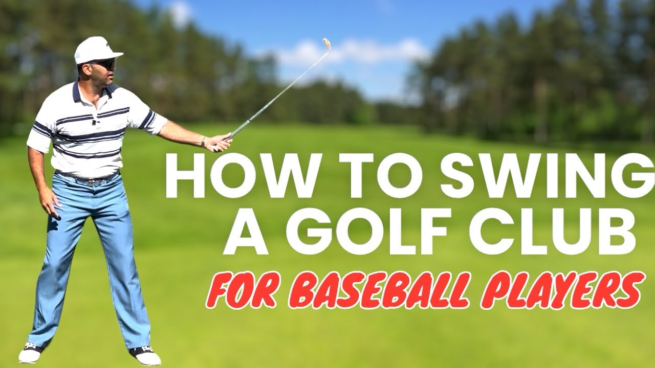 How to swing a golf club for baseball players #golfswing #golflessons